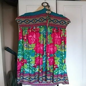 Tropical beach cover up